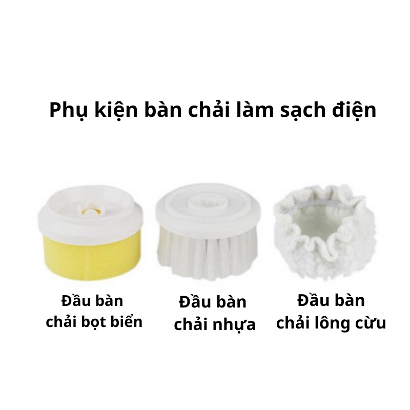 Máy có rửa xoong nồi bát đĩa tự động cầm tay, dụng cụ cọ rửa vệ sinh bếp sạc pin đa năng không dây 1500 mAh