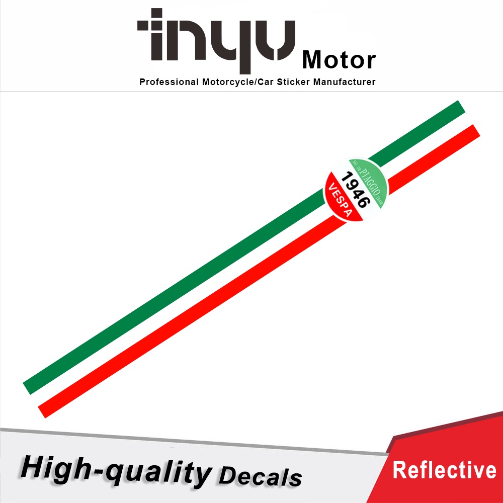 Đề Can Phản Quang 8.5*65.5CM Trang Trí Xe Vespa