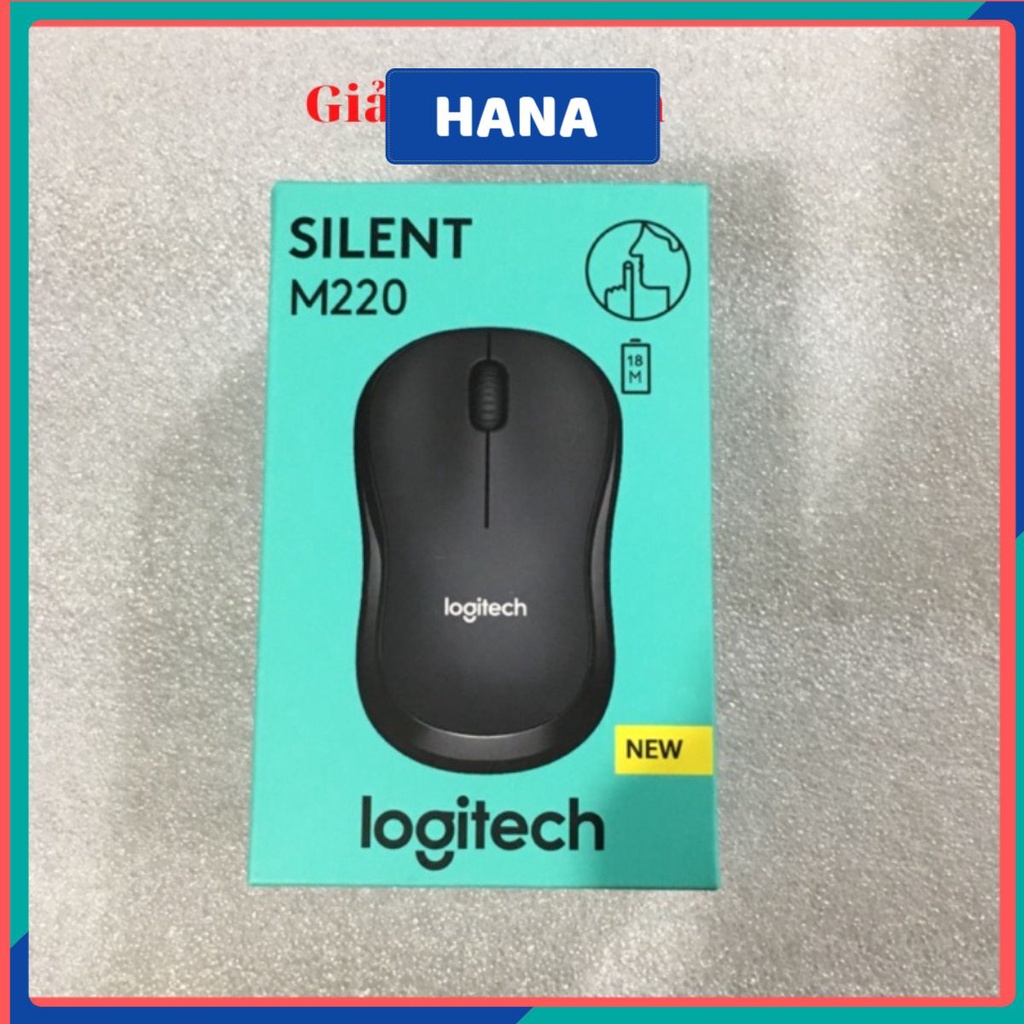 Chuột không dây Logiteche - arigato M220- chuột usb, Tiếng động siêu nhỏ, thanh lịch, cute HANA668