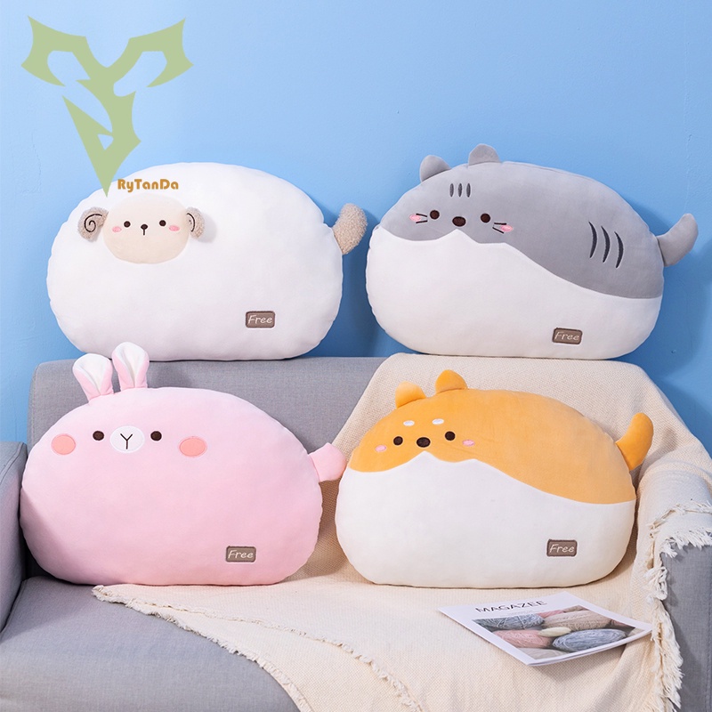 Đồ chơi nhồi bông Hình Chó Shiba / Mèo Dễ Thương Cho Bé Gái