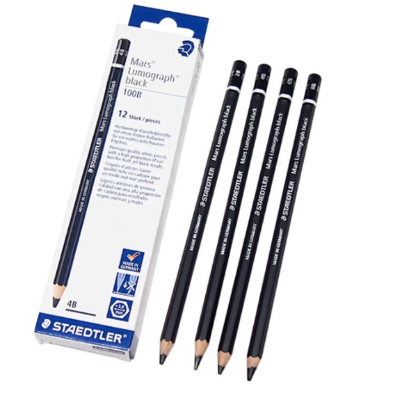Chì Than Staedtler Mars Lumograph Black Cao Cấp 100B