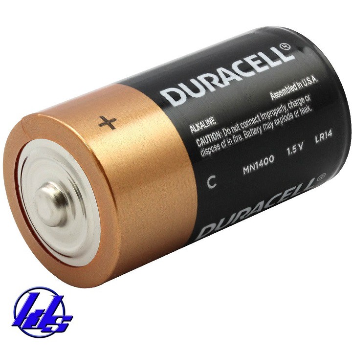 Pin trung C Duracell 1,5v MN1400-LR14 Alkaline Last Longer - Vỉ 2 viên