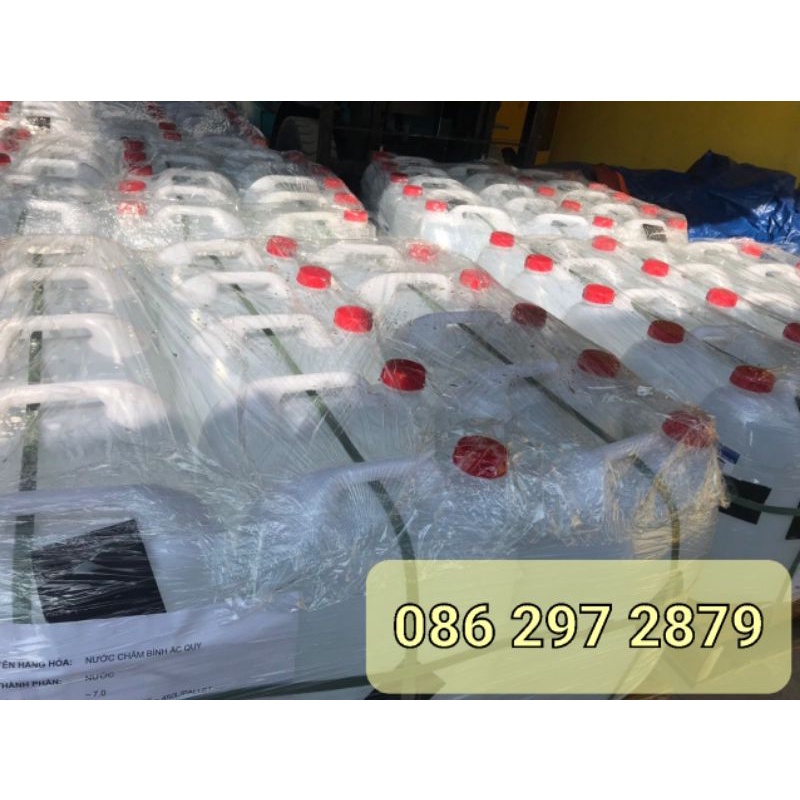 Nước cất châm bình ắc quy xe nâng hiệu GS