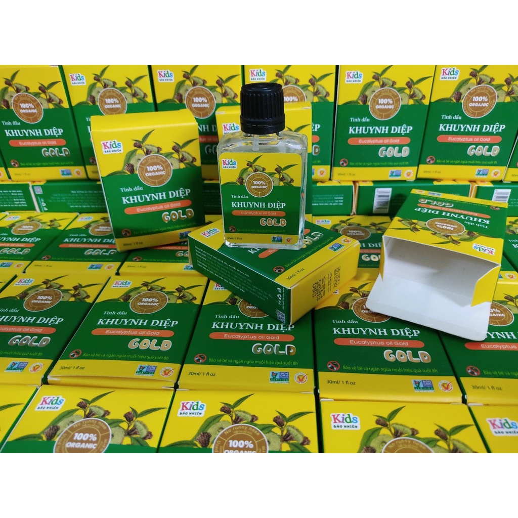 Tinh dầu Khuynh Diệp Bảo Nhiên cho bé yêu 30ml - chống muỗi an toàn đến 8h - chăm sóc sức khỏe bé yêu Shop2bocon