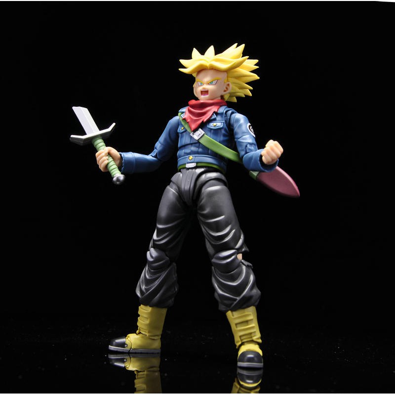 Mô hình khớp cử động Trunks SHF Bandai thần cao 15cm