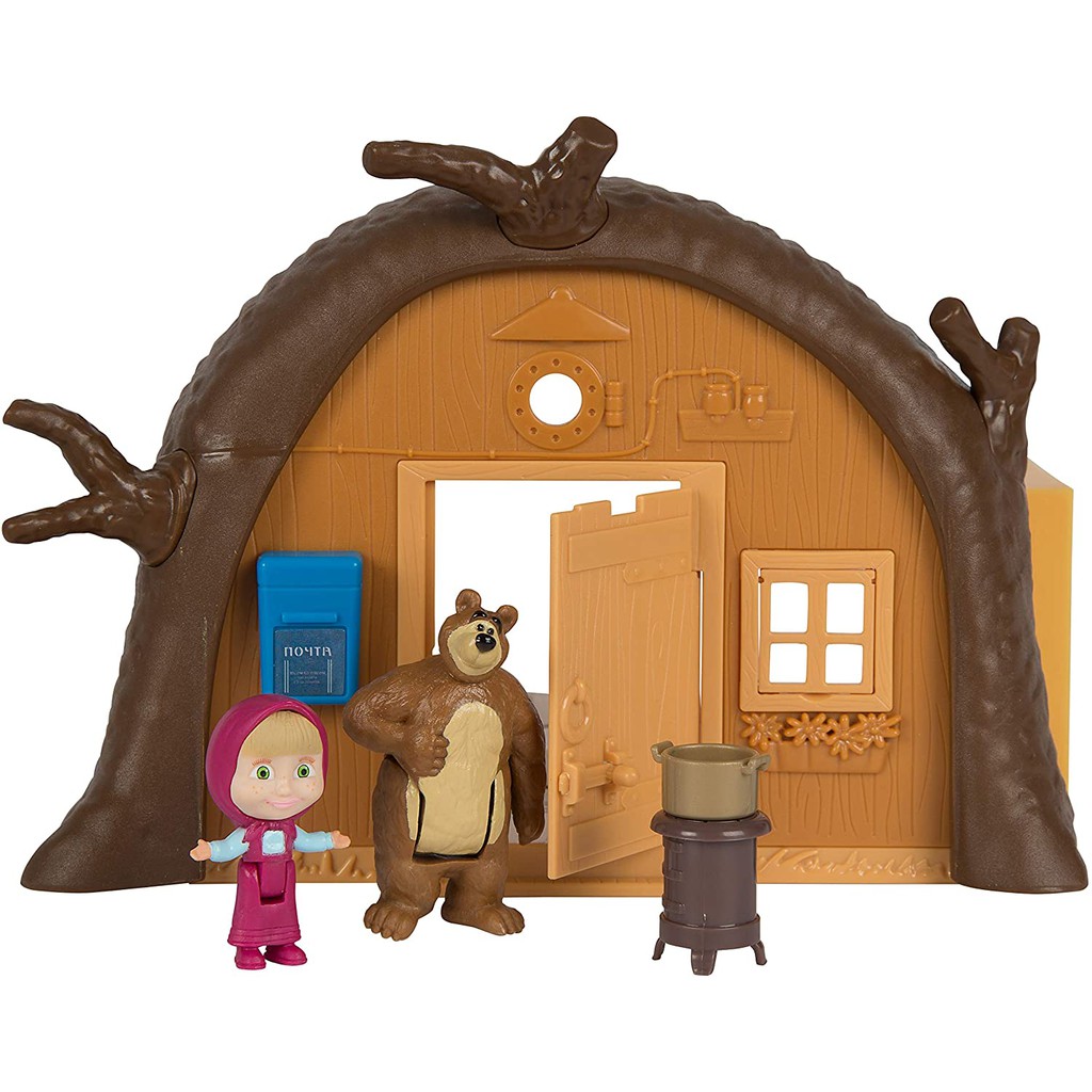 Đồ Chơi Ngôi Nhà Gấu MASHA AND THE BEAR Masha Playset "Bear's House" 109301632 - Simba Toys Vietnam