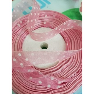 ruy băng von chấm bi( bản 1,5cm)(1m)