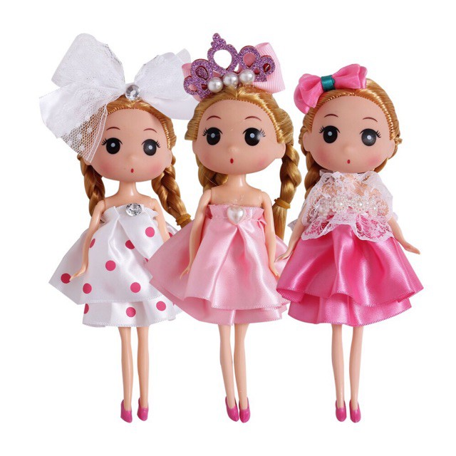 Búp bê chIbi 12cm- phụ kiên trang trí bánh