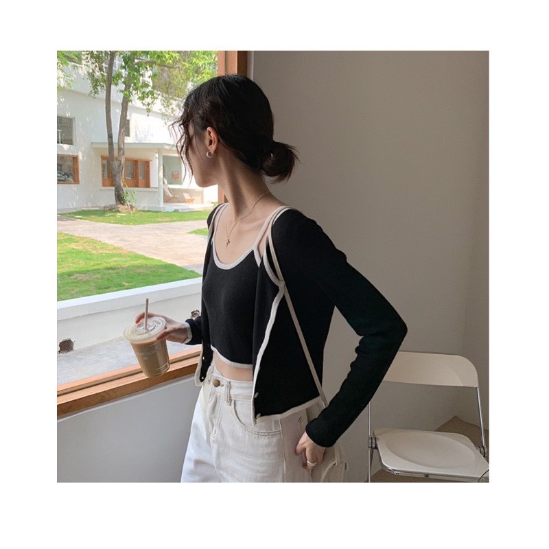Áo Cardigan Nữ Dài tay Ulzzang Thu Đông Hàn Quốc Áo Cardigan Nữ Tay dài Thời trang | BigBuy360 - bigbuy360.vn