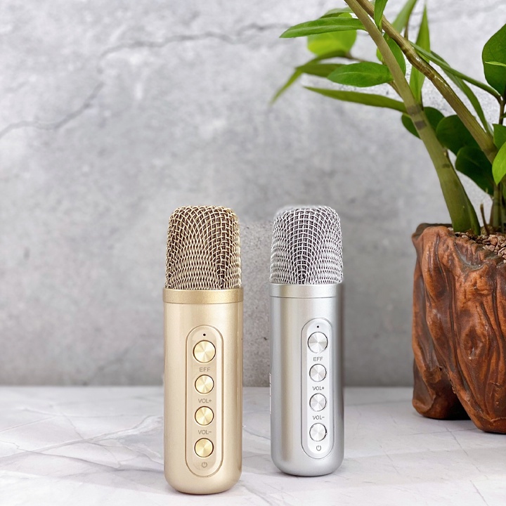 Micro bluetooth YS98 - kèm micro hát Song Ca không dây tiện lợi, công suất lớn,hỗ trợ nhiều hiệu ứng âm thanh trên mic