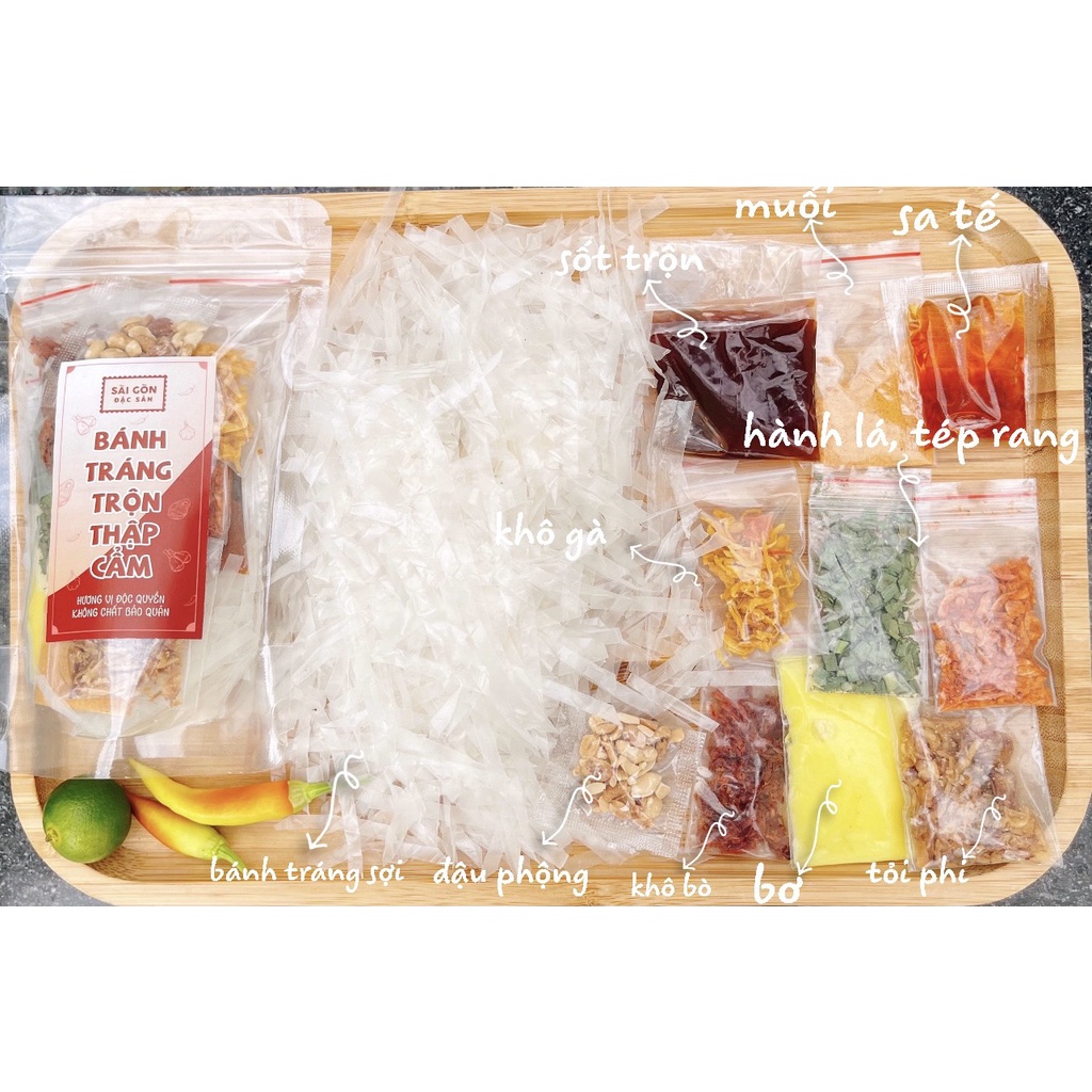 Bánh tráng 11 vị siêu nhiều topping, thơm ngon | Trộn Thập Cẩm - Xì ke - Bơ Ngũ Vị - Cuộn Tôm Mực - Sa Tế Bò - Vuông Gà