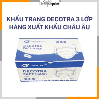 Khẩu Trang Decotra Dlus 3 Lớp Hộp 50 Cái