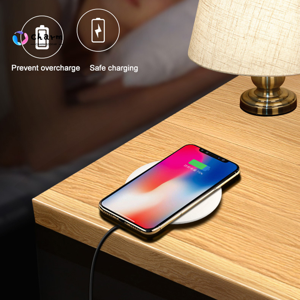 Đế sạc nhanh không dây thích hợp cho điện thoại Samsung Iphone