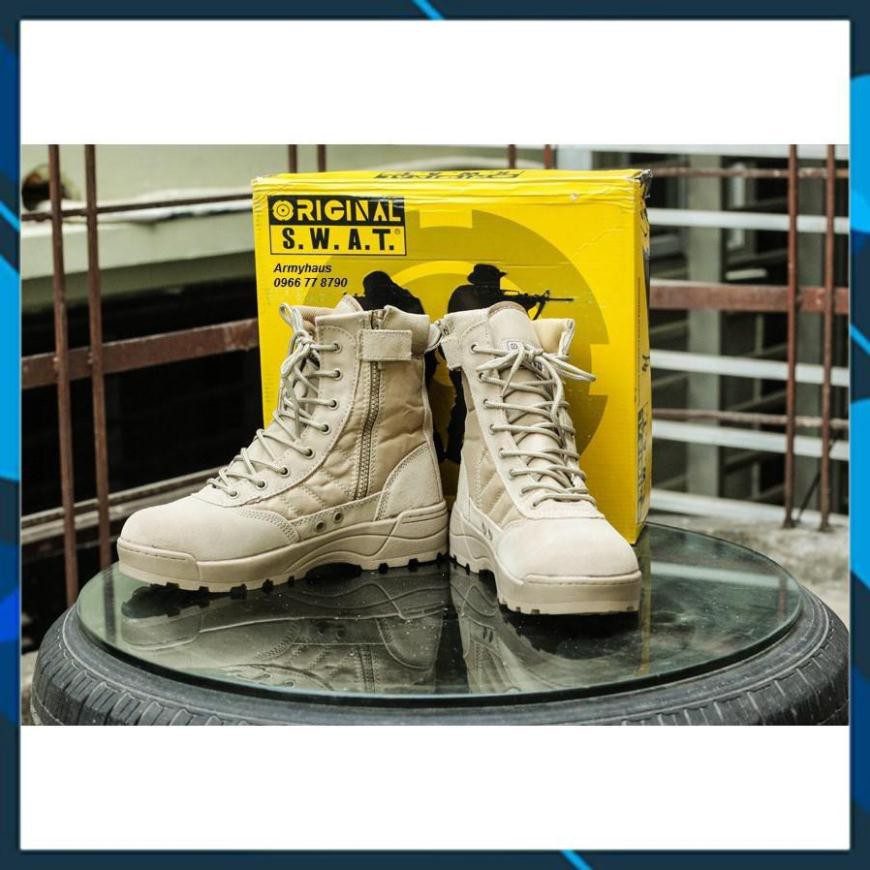 Tết Xả Mới - GIÀY PHƯỢT SWAT CAO CỔ, MÀU ĐEN, VÀNG CÁT AL6 . ' #