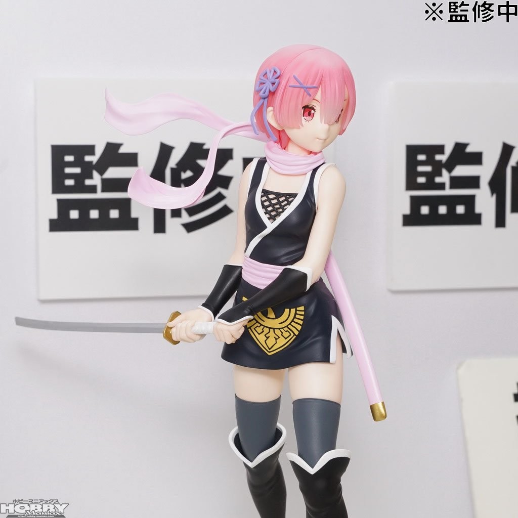 Mô Hình Figure Nhân Vật Anime Re:Zero, RAM - SPM Figure - Kunoichi Ver., SEGA, chính hãng Nhật Bản