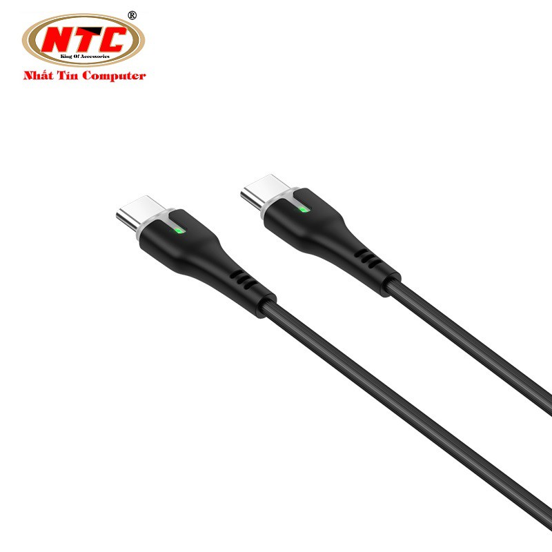 Cáp sạc và truyền dữ liệu TypeC to lightning Hoco X45 Super fast dài 1m hỗ trợ PD 18W max 3A (2 màu tuỳ chọn)