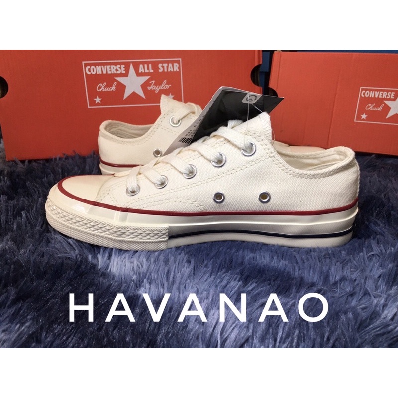 Giày converse 1970 trắng ❤️FREE SHIP❤️ giày cv trắng cao cổ ,convers thấp cổ hàng 11 full bõ