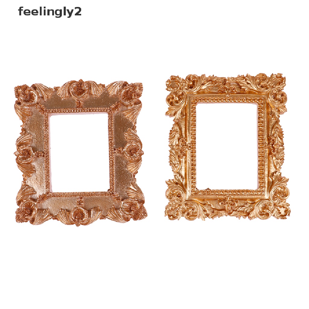 1 Khung Hình Trang Trí Móng Tay Nghệ Thuật Màu Vàng Đồng Phong Cách Retro