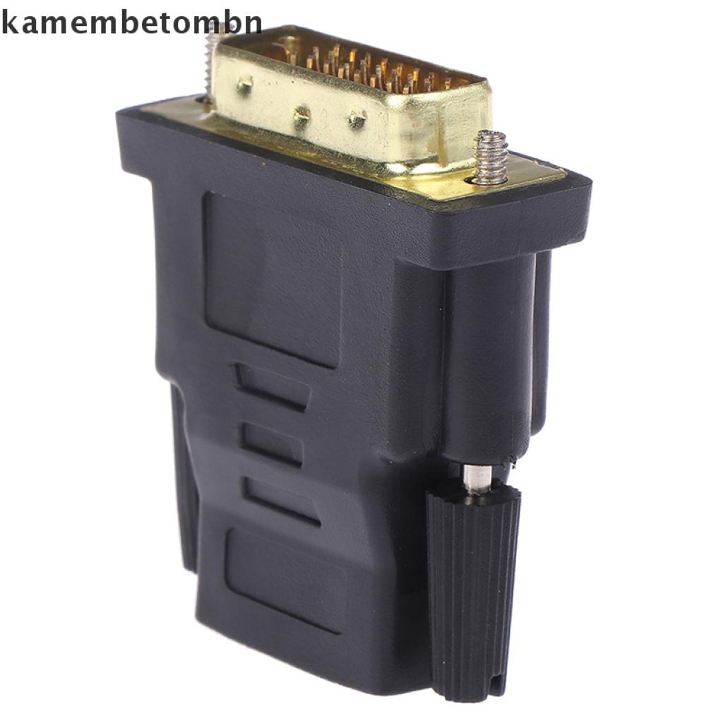 Đầu Nối HDMI Cái Sang VGA 24 + 1Pin DVI Đực Cho HDTV