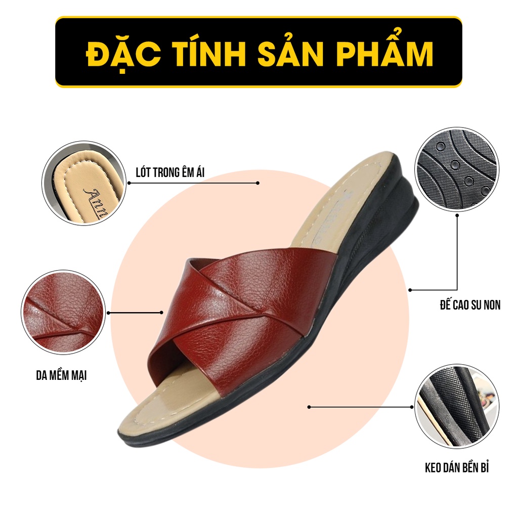 Dép nữ, dép đế bằng TIMAN P39 trẻ trung êm chân phong cách bảo hành 1 năm