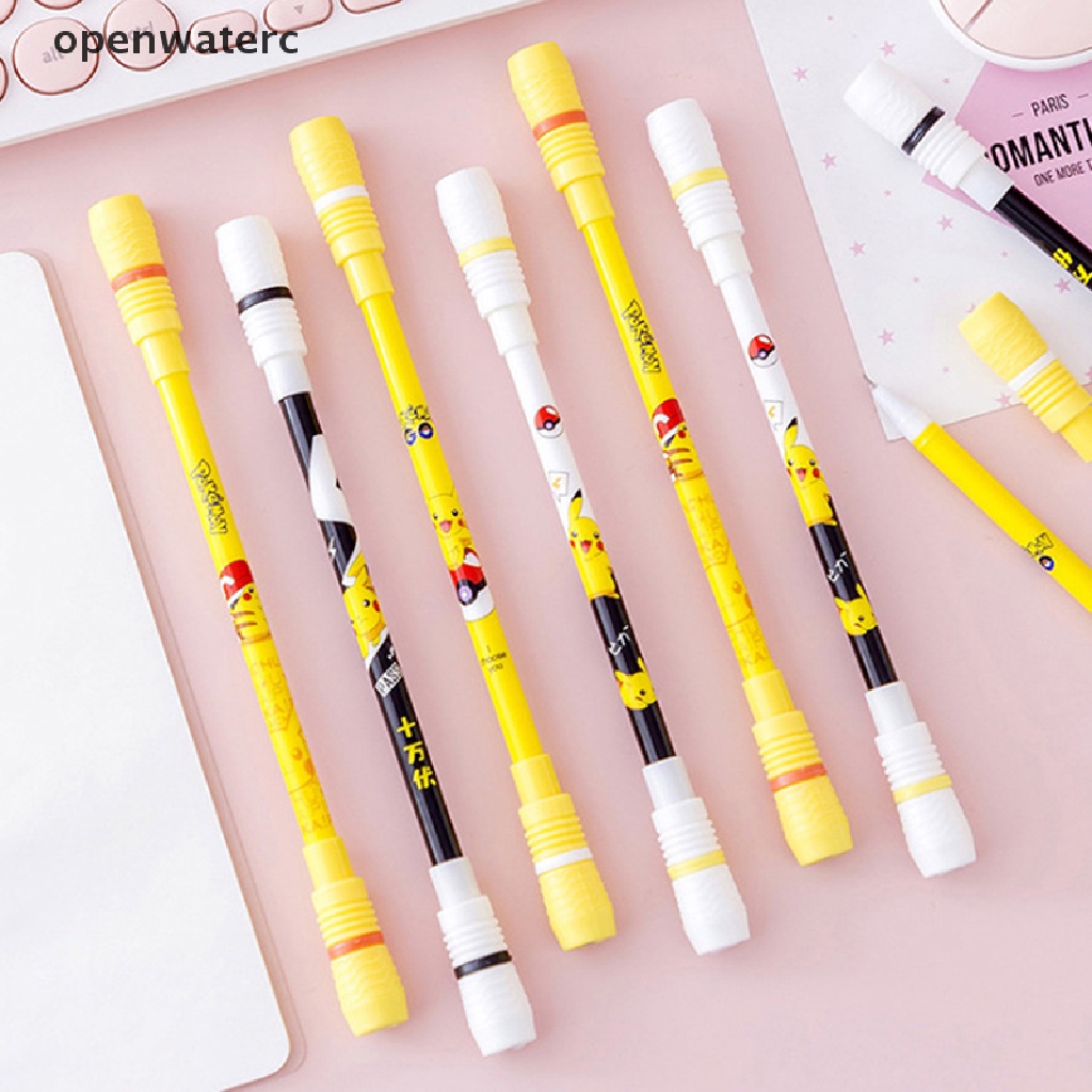 Bút Mực Nước Dạng Con Quay Có Đèn Flash Màu Ngẫu Nhiên Dùng Làm Quà Tặng Cho Học Sinh