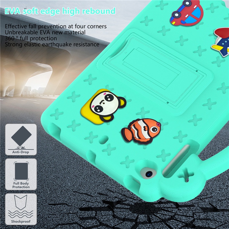 Ốp Máy Tính Bảng Chống Sốc Có Tay Cầm Và Dây Đeo Dành Cho Trẻ Em Kích Thước 7.9 inch 8.3 inch iPad Mini 1 2 3 4 5 6