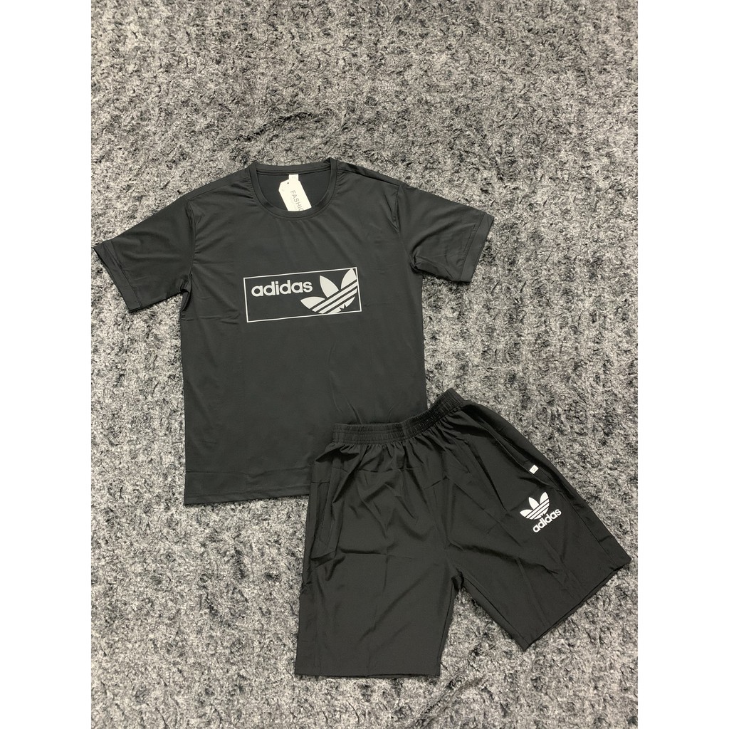 Bộ thể thao nam mùa hè -Bộ hè nam cọc tay chất liệu thun lạnh thoáng mát siêu thấm hút mồ hôi thích hợp chơi thể thao | BigBuy360 - bigbuy360.vn