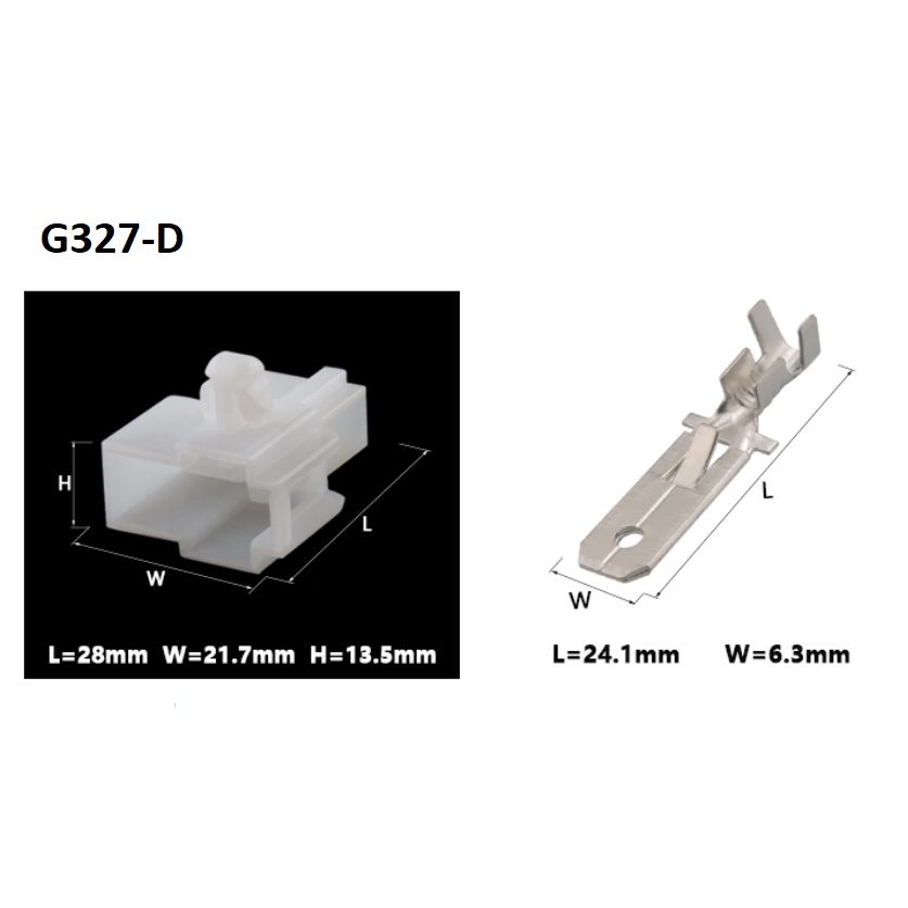 G327-Giắc cắm âm thanh trên ô tô 2 lỗ