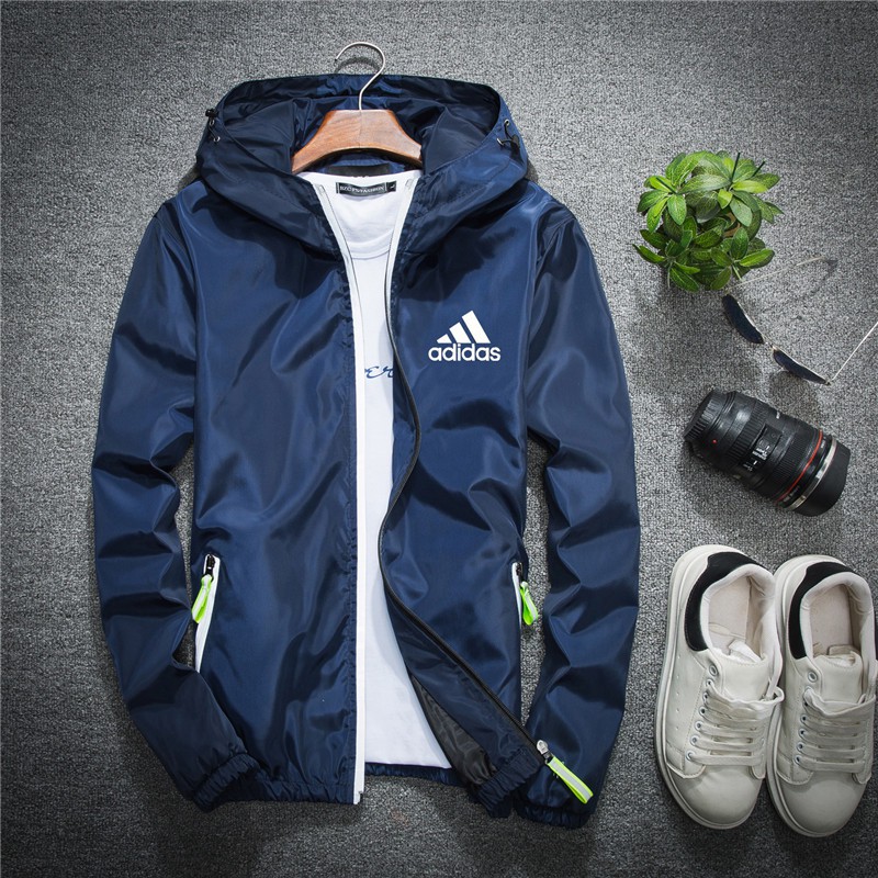 Áo Khoác Thể Thao Adidas Chống Gió Thời Trang Xuân Thu 2019 Cho Nam Size 7xl