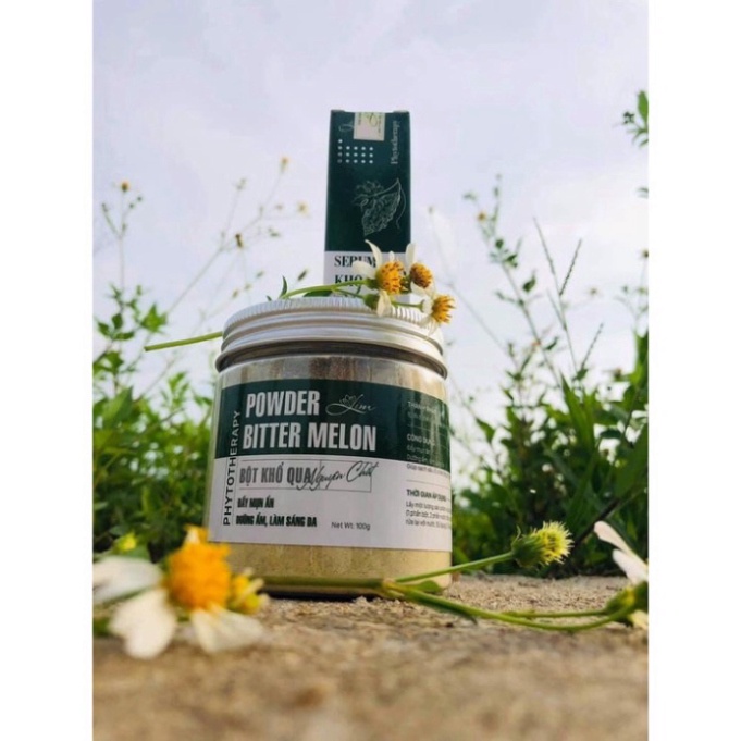 Serum khổ qua, bột khổ qua mướp đắng Lim giảm mụn mờ thâm nám hiệu quả