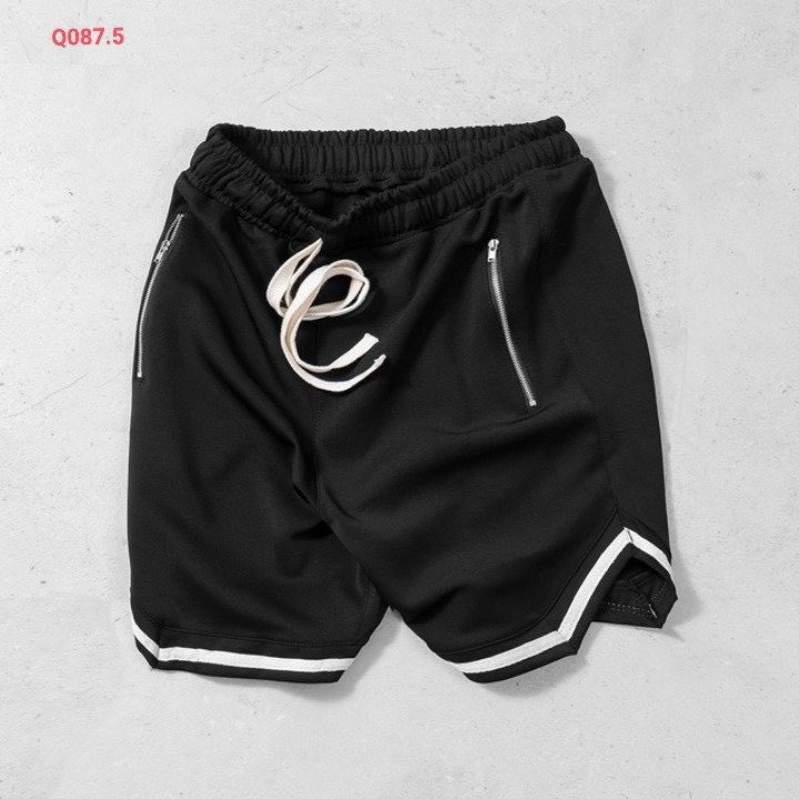 &lt;FREE SHIP&gt; Quần short unisex chất poly co giãn 3sx (Hình Thật)