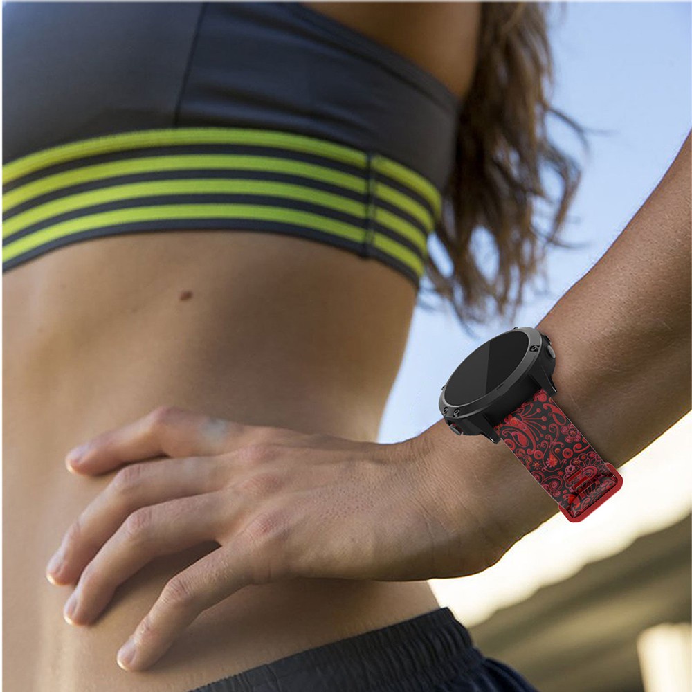 Dây Đeo Đồng Hồ Bằng Silicone 22Mm Cho Garmin Instinct 2/Fenix 7/Garmin Epix/Descent G1/Quatix 6/5/5 Ssapphire/D2 Delta/Instinct