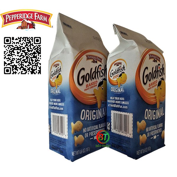 ( 2 vị) Bánh Goldfish hiệu Pepperidge Farm 187g