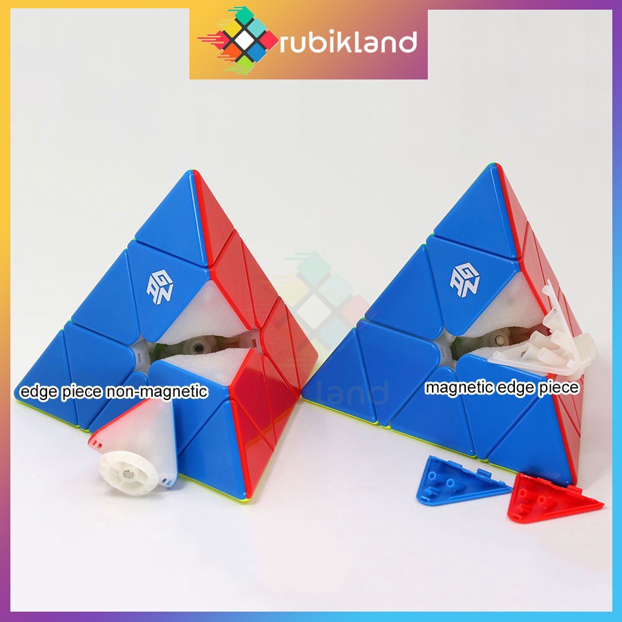 [Enhanced] Rubik Gan Pyraminx M Stickerless Rubic Tam Giác Nam Châm Flagship Pyramid Kim Tự Tháp Đồ Chơi Trí Tuệ Trẻ Em