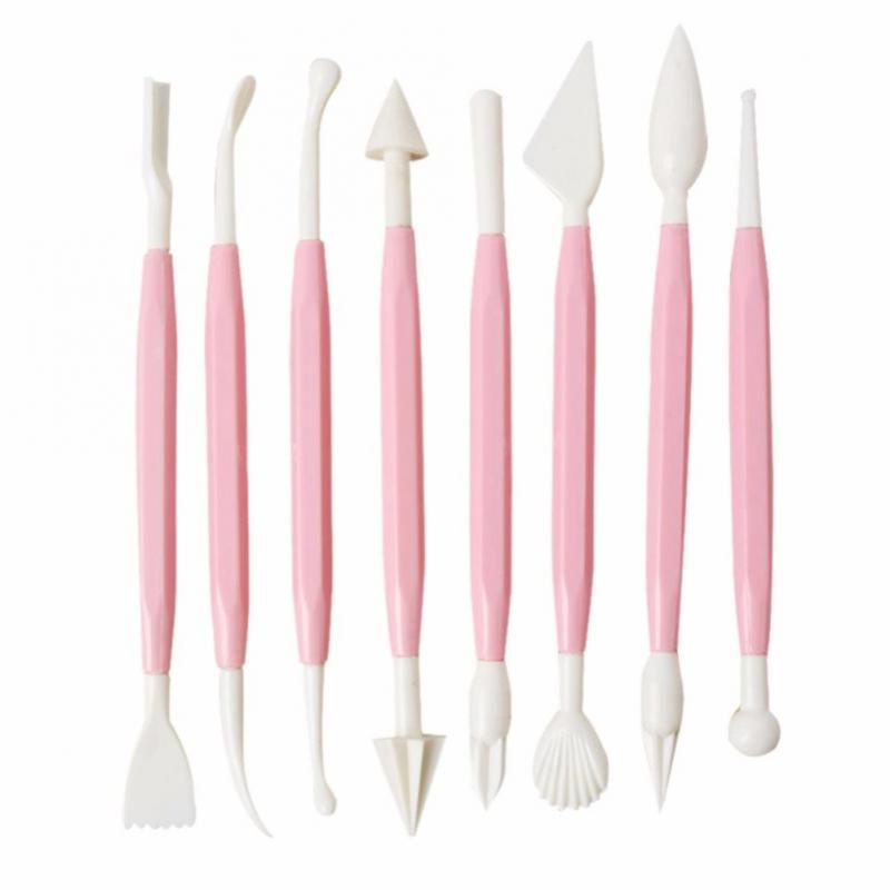 Set 8 dao nhựa cắt bột làm bánh tiện lợi