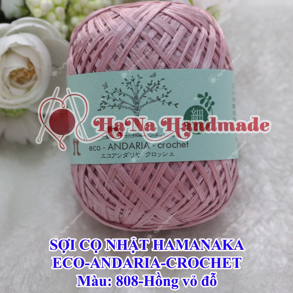 Sợi Cọ Nhật Hamanaka Eco Andaria Crochet