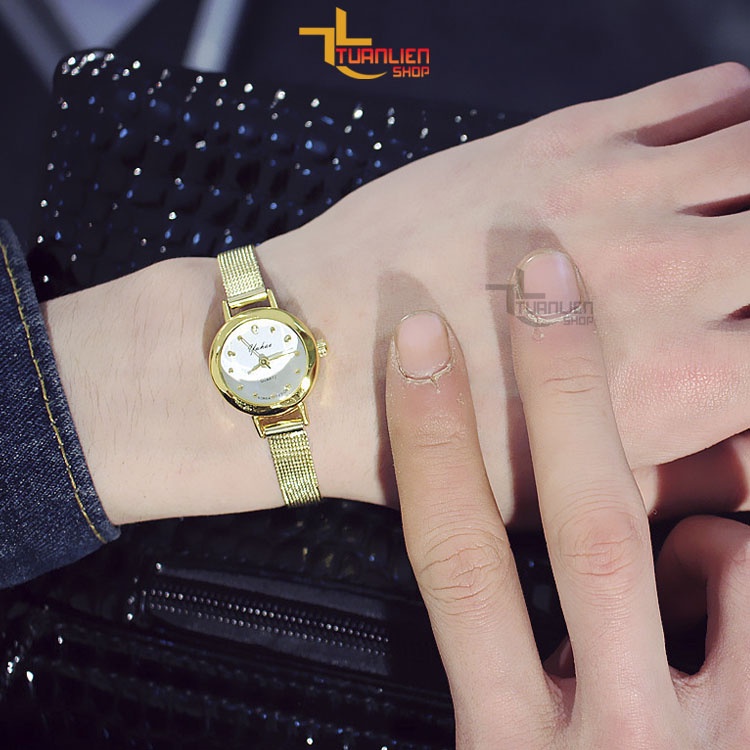 Đồng hồ nữ chính hiệu Protab Yuhao YH045, dây thép không gỉ, chống nước tốt