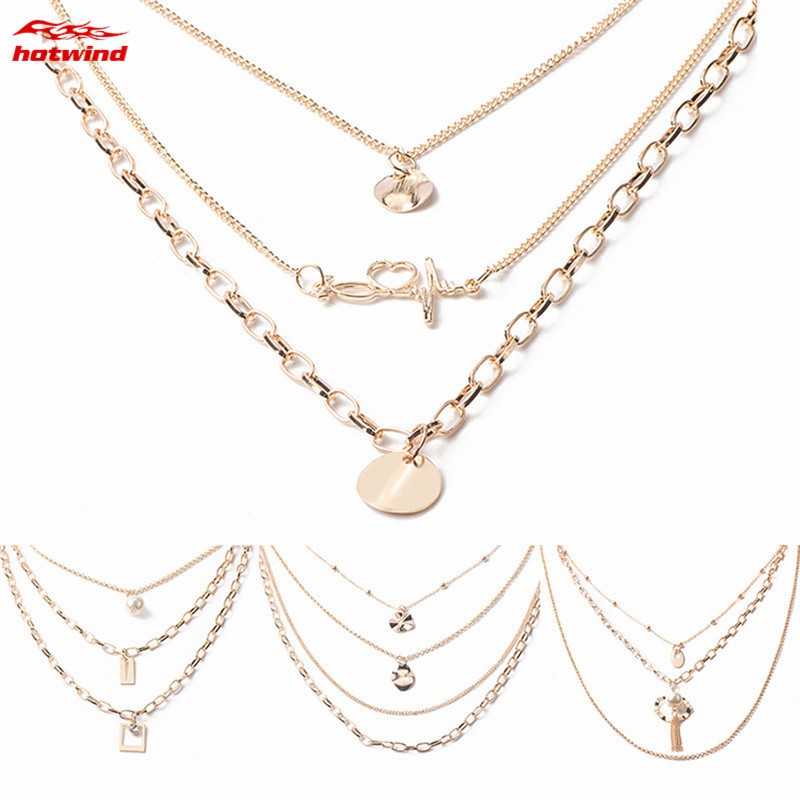 Dây chuyền hợp kim đính trang trí nhiều kiểu dáng phong cách Bohemian