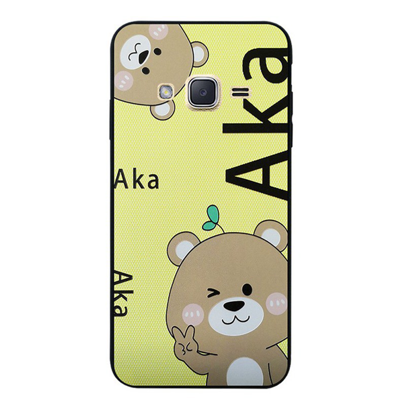 Samsung Galaxy A3 A5 A7 A8 J1 Ace J2 J3 J5 J7 2015 2016 Bear Silicon Case