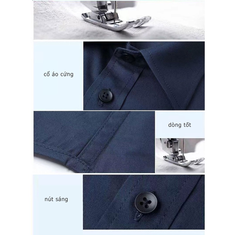 Áo sơ mi nam, Thời trang Hàn Quốc, phù hợp với quần áo văn phòng