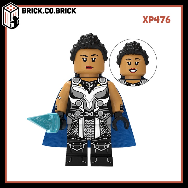 Thần Sấm Thor Love and Thunder Tình Yêu và Sấm Sét Đồ chơi Lắp ráp Nhân vật Thor 4 Jane Foster Zeus Korg Gorr KT1062