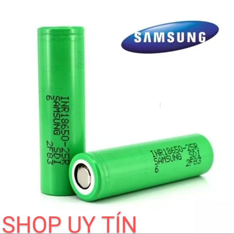 pin Samsung 18650 25r mới 100% chính hãng