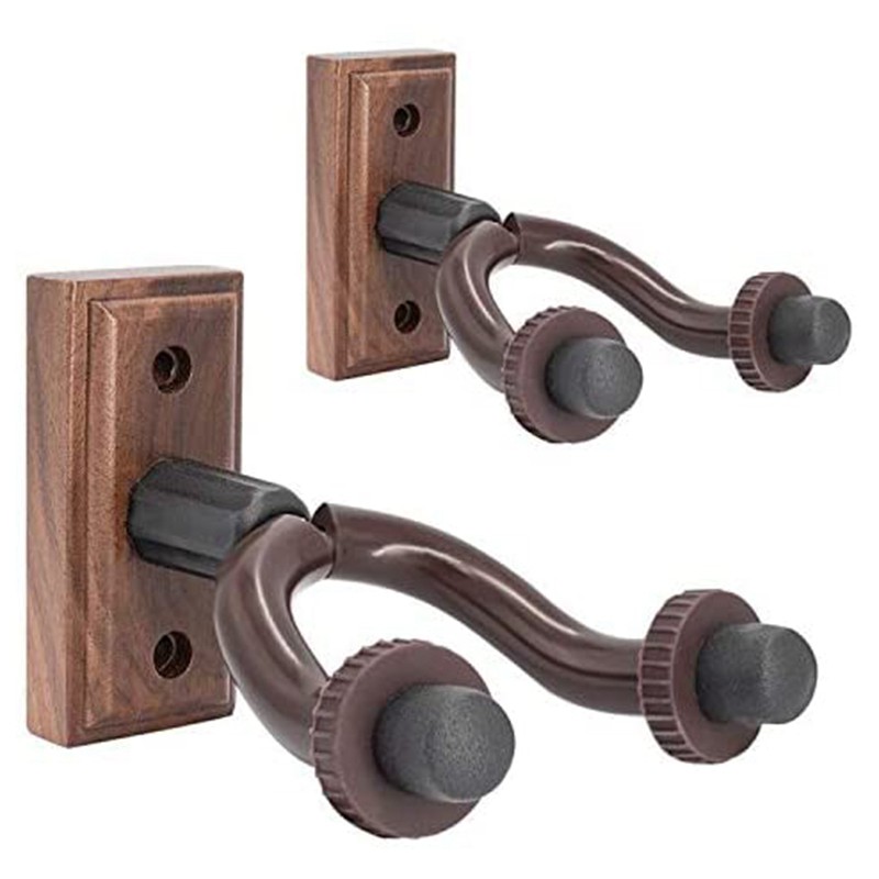 New Stock 2 Pack Guitar Wall Mount, for Acoustic Electric Guitar Bass Ukulele