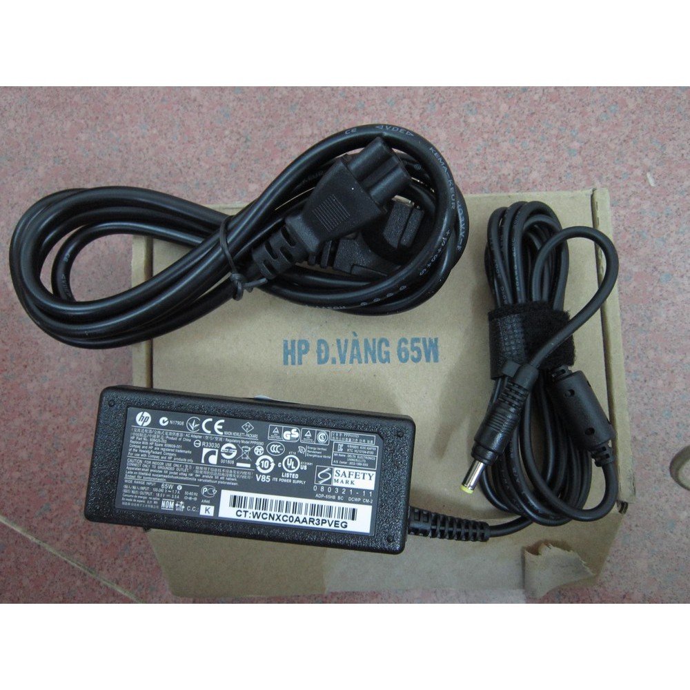 ADAPTER HP 19V-3,5A-đầu vàng-65W