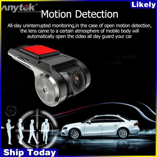 Camera Hành Trình DVR Anytek X28 Có Cảm Biến G FHD 1080P Cho Xe Hơi