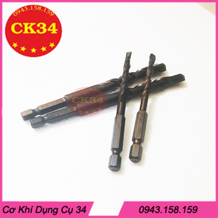 Mũi Khoan Đa Năng 2 Cạnh Chân Lục Giác Mũi khoan bê tông hàng Đài Loan