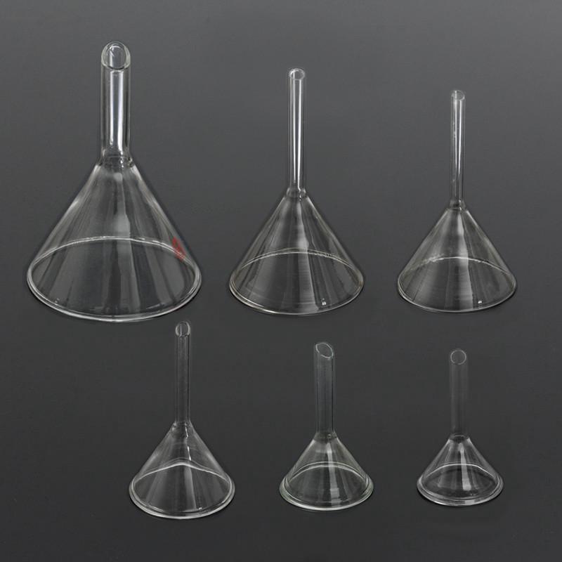 Phễu thủy tinh dày đa năng cho phòng thí nghiệm 40 / 50 / 60 / 75 / 90 / 120mm