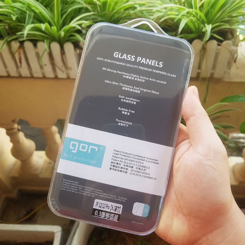Bộ 2 kính cường lực Gor cho iPhone 14 pro max/14, 13 Pro Max-13-12 Pro max-12-12 Mini-11 Pro,11 pro max/8+/6/7/8