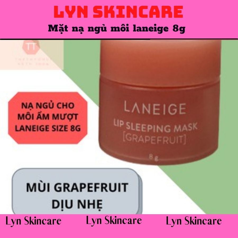 Set 4 mặt nạ ngủ môi Laneige Lip Sleeping Mask 8g