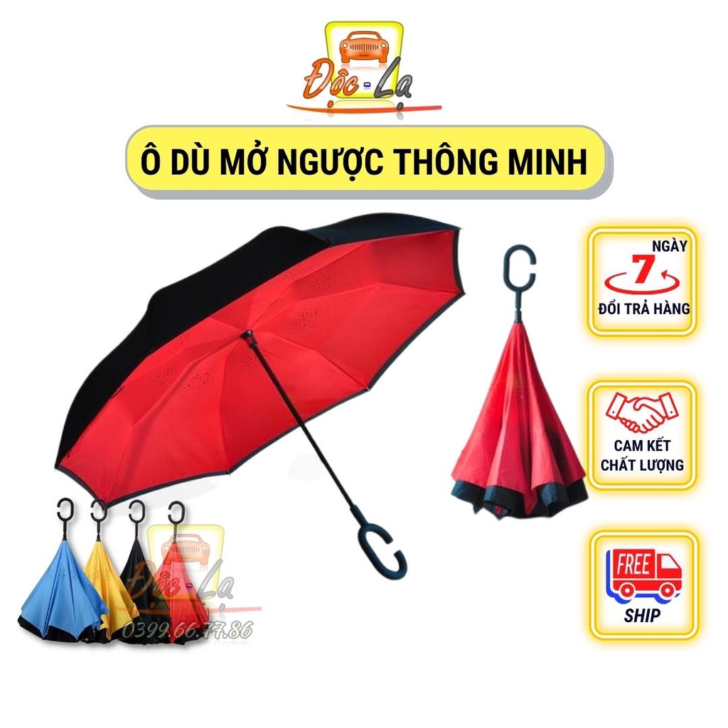 Ô Dù Mở Ngược Chuyên Dùng Cho Ô Tô Thiết Kế Thông Minh
